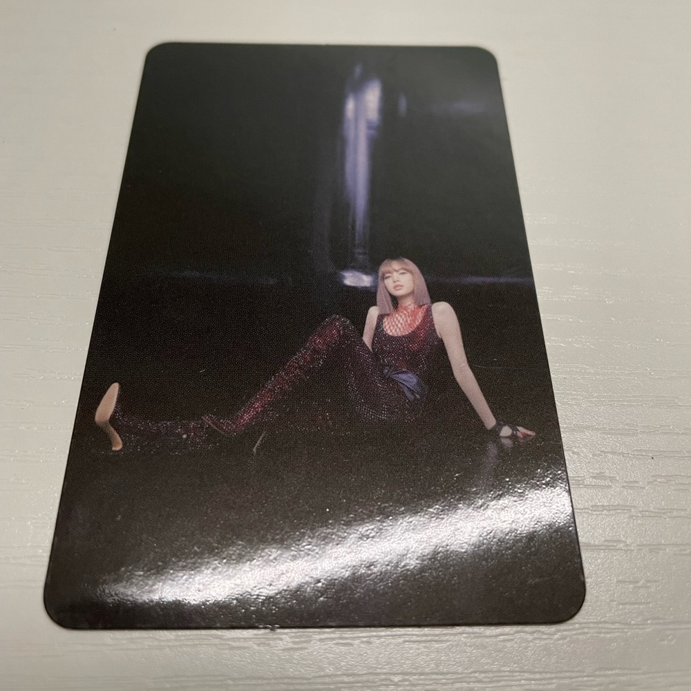 Lisa from BlackPink LaLisa album photocard